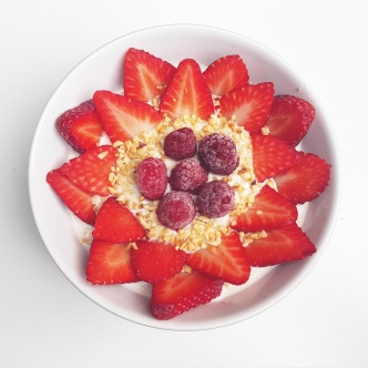 Erdbeer-Porridge